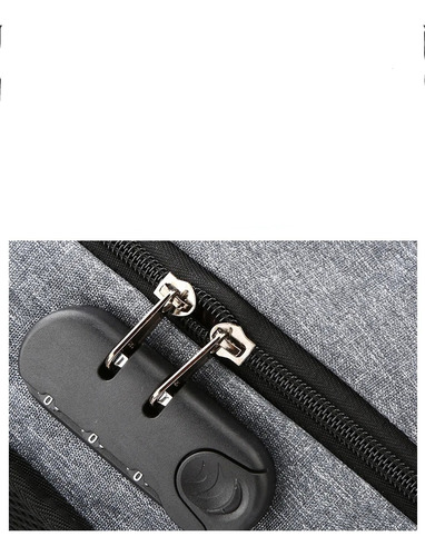 Mochila Porta Notebook Con Sistema Antirrobo Puerto Usb