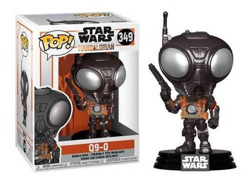 Muñeco Funko Pop Star Wars Mandalorian Q9-0 349 Original