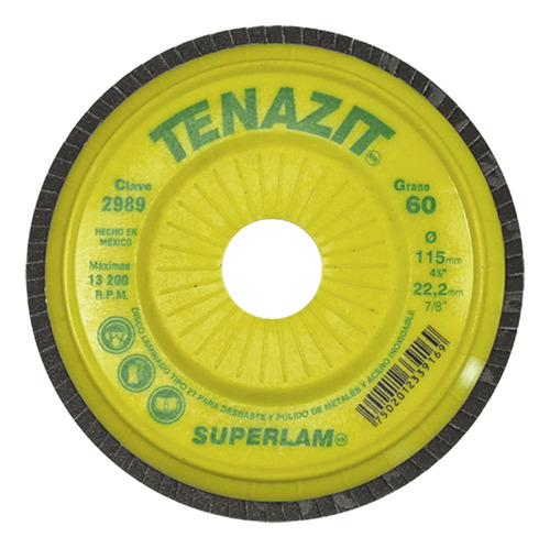 Disco Laminado Austromex 2989 Superlam 4-1/2'' G-60 Acero