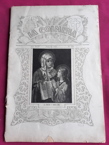 Revista La Colmena N° 520 1951 Ilustrada Colegio De La Salle