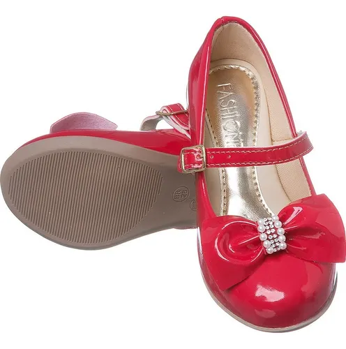Sapato vermelho infantil best sale festa
