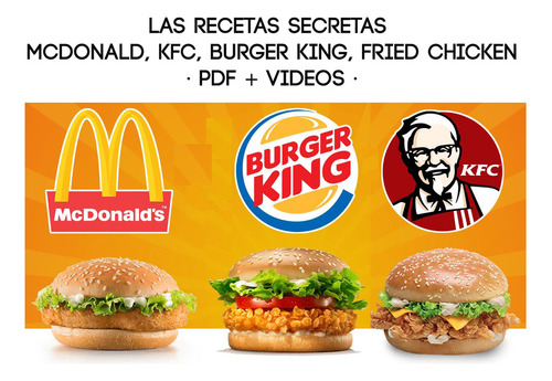 Las Recetas Secretas De Mcdonald, Kfc, Burger King + Video