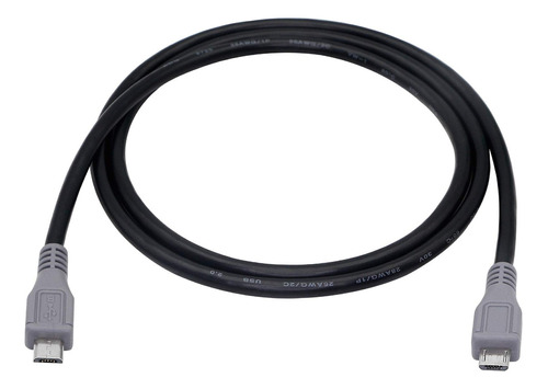 Cerrxian Cable Adaptador Usb Micro Macho A Micro Macho Otg (