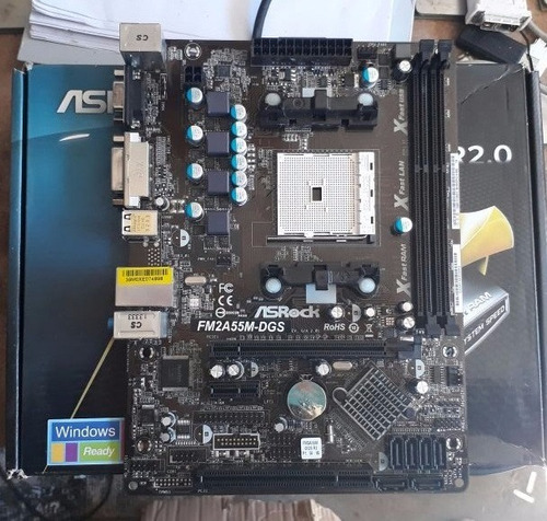 Motherboard Asrock A55m-dgs Amd Socket Fm2 Ddr3 Sin Vga 