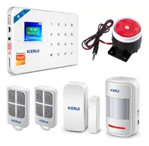 Comprar Kit Alarma Domiciliaria Inalámbrica Casa Kerui W181 Gsm Wifi