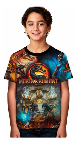 Camiseta Mortal Kombat Niños / Hombres