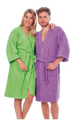 Batas de baño hombre y mujer clearance