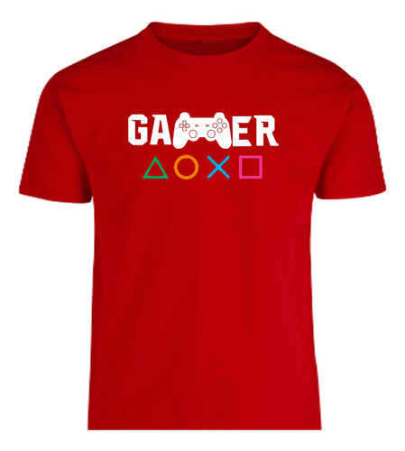 Playera  Infantil Unisex Estampado Gamer Control Videojuegos