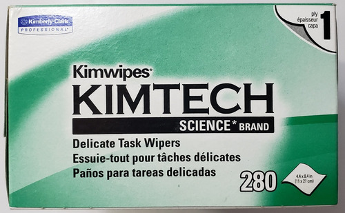 Toallas Limpieza Fibra Optica Kimwipes Antiestática Caja 280