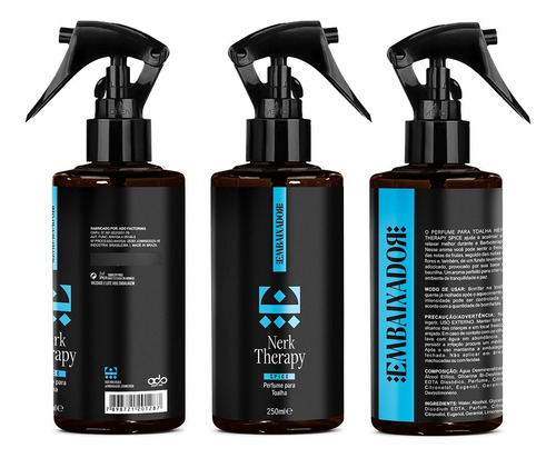 Kit Shaving Gel Nerk + Perfume Toalha Nerk Therapy Spice