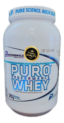 Pure Whey Performance Nutrition 900g A Melhor Protéina Sabor Chocolate