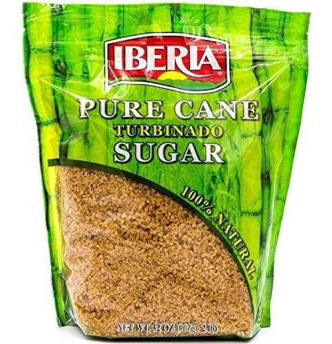 Azúcar Cruda Iberia Turbinado 2 Libras Azúcar De Caña