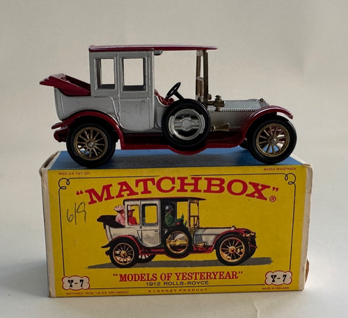 Matchbox Models Of Yesterday 1912 Rolls Royce Y-7