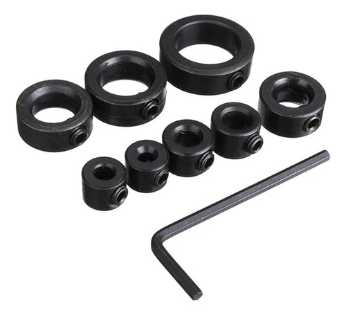 Kit Limitadores De Profundidade Para Brocas 3 A 16mm 9 Peças