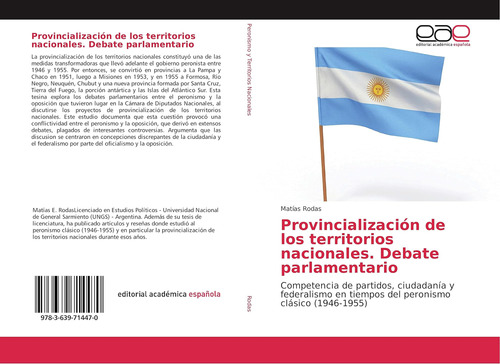 Libro: Provincialización Territorios Nacionales. Debat