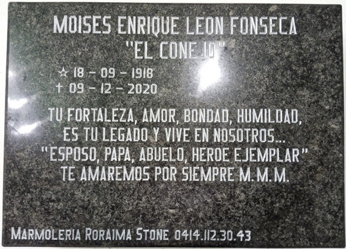 Imagen 1 de 10 de Lapidas Y Placas Talladas Artísticamente Mármol Granito