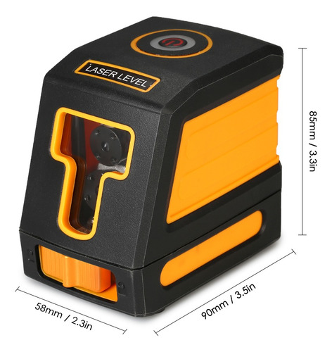 Imagem 7 de 9 de Nível Laser 2 Linhas Auto-nivelamento Vermelho Profissional
