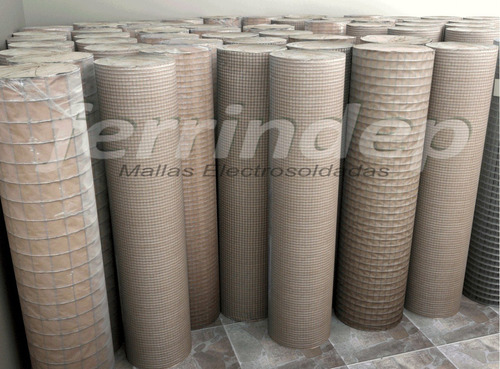 Malla Electrosoldada 25x25mm 1mt 13mts Rollo Tejido Alambre