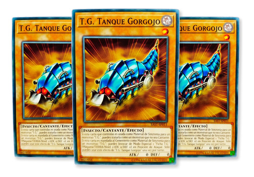 Yugi-oh! X3 T.g. Tank Grub Sast-en011 Común