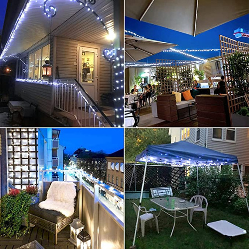 12m 100 Led Al Aire Libre A Prueba De Agua De Luz Solar Led