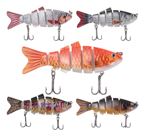 Set De Cebos De Pesca Baits Lure Para Nadar En Agua Dulce