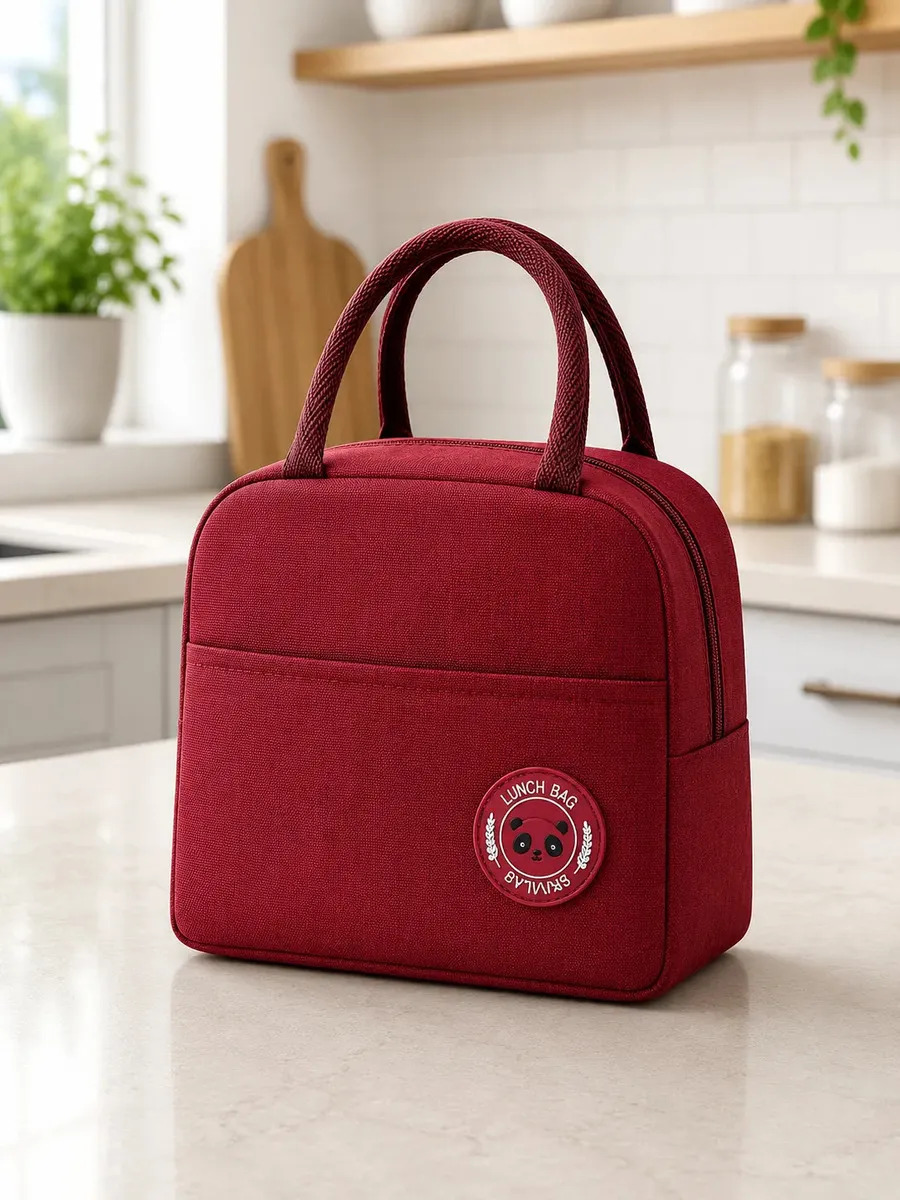 Lancheira Térmica Academia Trabalho Escola Fitness Bolsa Adulto E Infantil Unissex Marca Lemon Shark Cor Vermelho