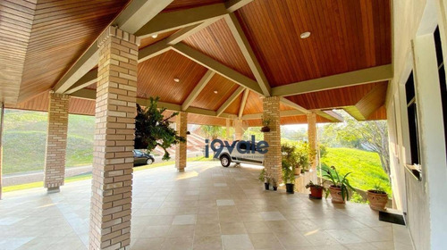 Casa De Campo Em Meio A Natureza Com 3 Suítes, À Venda, 500 M²-condomínio Recanto Santa Barbara - Jambeiro/sp - Ca2041