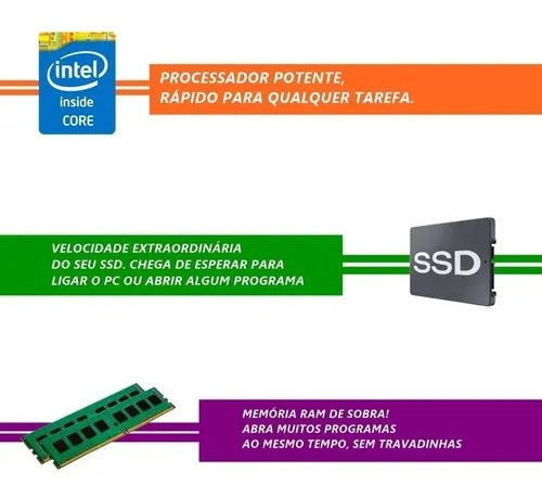 Cpu Gamer I5 6500 3.2ghz+16gb Ddr4+ssd 480