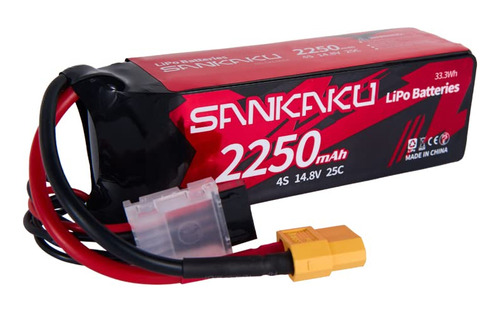 Sankaku Batería Lipo De 14.8 V  Mah 25c 4s Lipo Soft Pack .