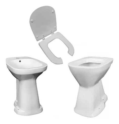 Baño Discapacitados Inodoro Tapa Bidet 3 Agujeros Cordenons