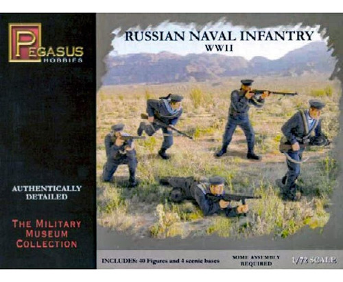 Pegasus 7270 1:72 Russian Naval Infantry Wwii ( 40 )