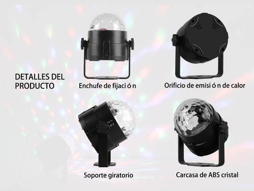 Proyector Lase Luces Para Escenario De 360 ° Luz Para Fiesta