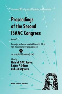 Libro Proceedings Of The Second Isaac Congress : Volume 2...