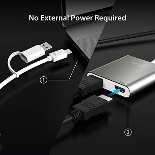 Adaptador Multimonitor J5create Usb-c A Hdmi Dual Con Usb T