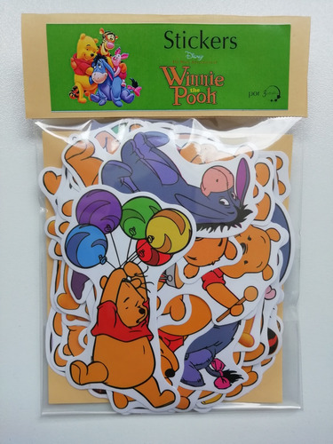 Stickers Calcomanias Winnie Pooh 50 Unidades