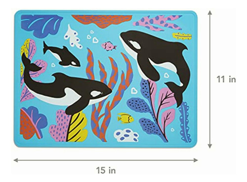 Munchkin Wildlove Mantel Individual Reversible De Silicona