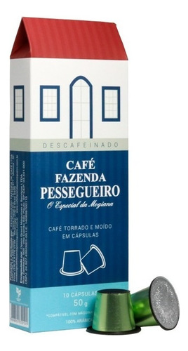 Cápsulas Nespresso Fazenda Pessegueiro Descafeinado - Caixa