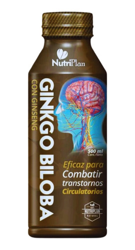 Ginkgo Biloba Con Ginseng - mL a $59