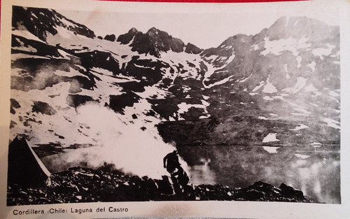 Postal Laguna Del Castro Chile 1945 (ff256