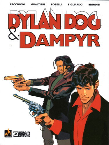 Dylan Dog & Dampyr N° 01 - 212 Páginas Em Português - Editora Mythos - Formato 16 X 21 - Capa Mole - 2024 - Bonellihq Cx439 Mar24