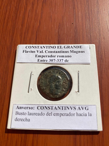 Antigua Moneda Romana Constantino El Grande #2