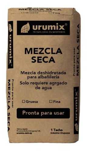 Mezcla Seca Fina Urumix - 25 Kg