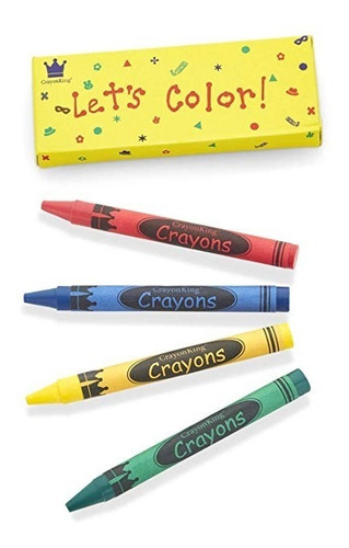 Crayonking 50 4-packs De Lápices De Colores En Un Cuadro