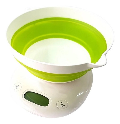 Imagen 2 de 6 de Balanza Electronica Cocina Bowl Plegable Precision 1g 3kg A1