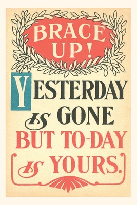 Libro Vintage Journal Brace Up, Today Is Yours - Found Im...
