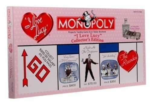 Monopoly I Love Lucy 50th Anniversary Edición Coleccioni Mpy