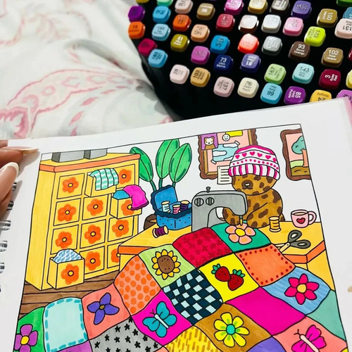 Libro Para Colorear De Tapa Dura Libro Para Colorear De 50 P