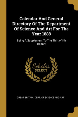 Libro Calendar And General Directory Of The Department Of...