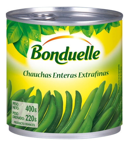 Chauchas Enteras Extrafinas Bonduelle 400 Gr. Francia