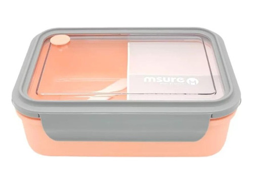 Lunchera Vianda 3 Divisiones Contenedor + Cubierto 1,25 L